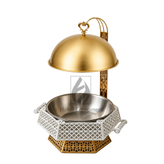 8L Luxury Hexagon Hanging Chafing Dish