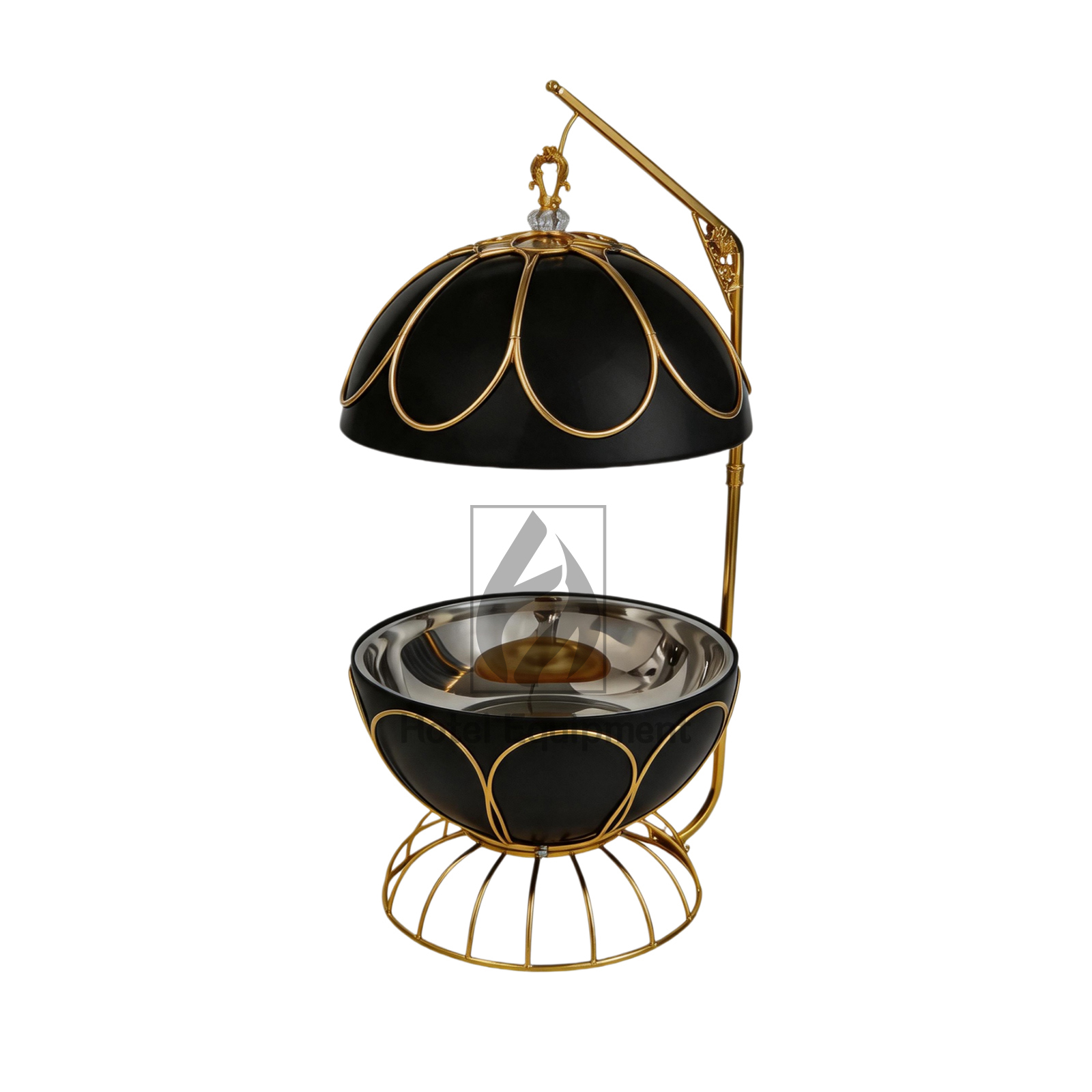 8L Luxury Globe Hanging Chafing Dish with Pattern