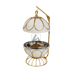8L Luxury Globe Hanging Chafing Dish with Pattern