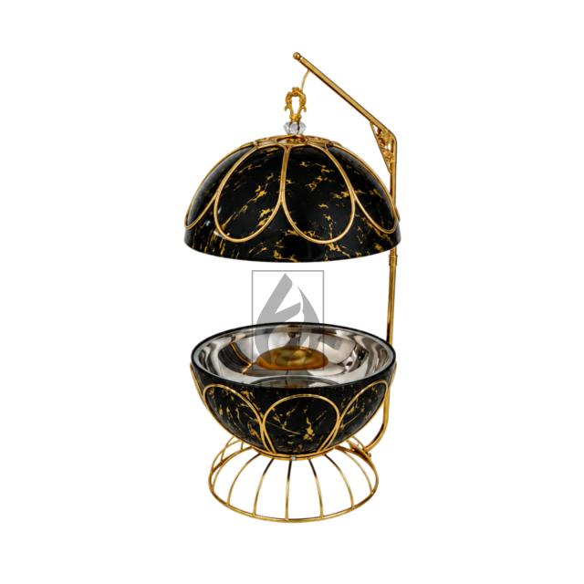 8L Luxury Globe Hanging Chafing Dish with Pattern