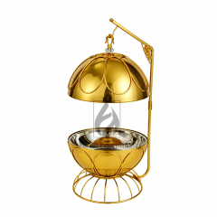 8L Luxury Globe Hanging Chafing Dish with Pattern