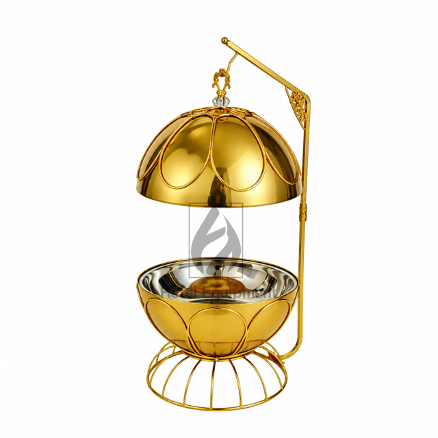 8L Luxury Globe Hanging Chafing Dish with Pattern