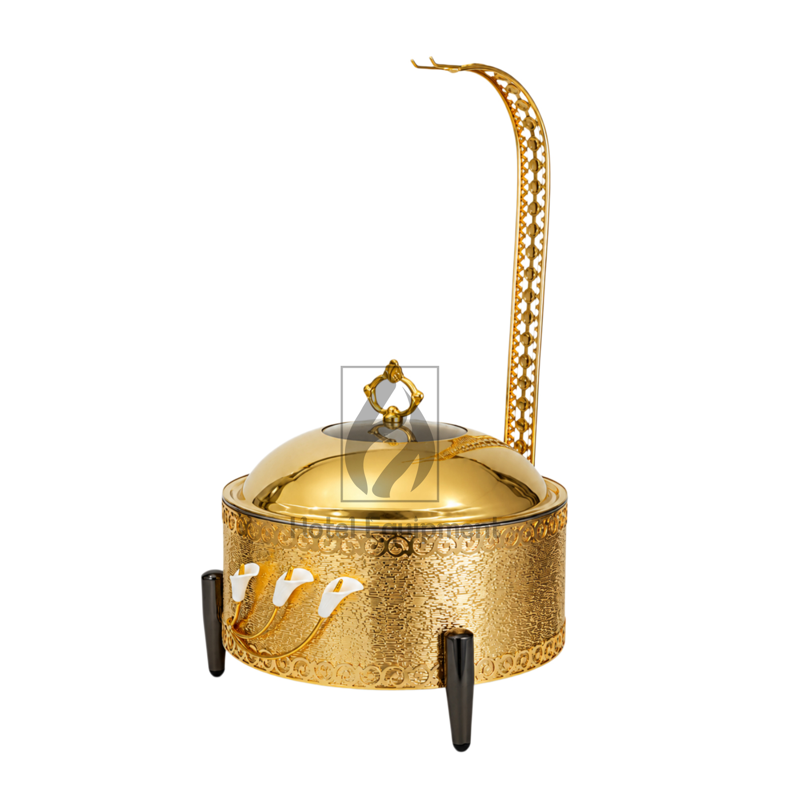 8L Luxury Gunmetal Leg Hanging Chafing Dish