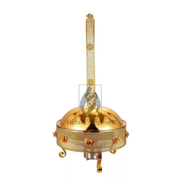 8L Luxury Floral Pumpkin Lid Hanging Chafing Dish