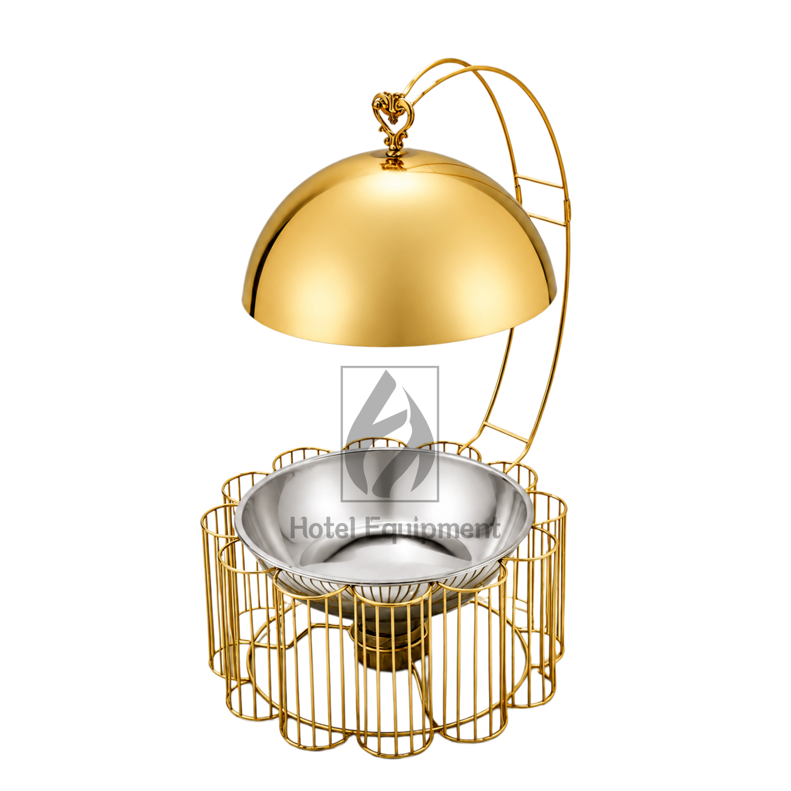 8L Luxury Sunflower Hanging Chafing Dish