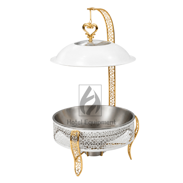 8L Luxury Three-Leg Visible Lid Hanging Chafing Dish