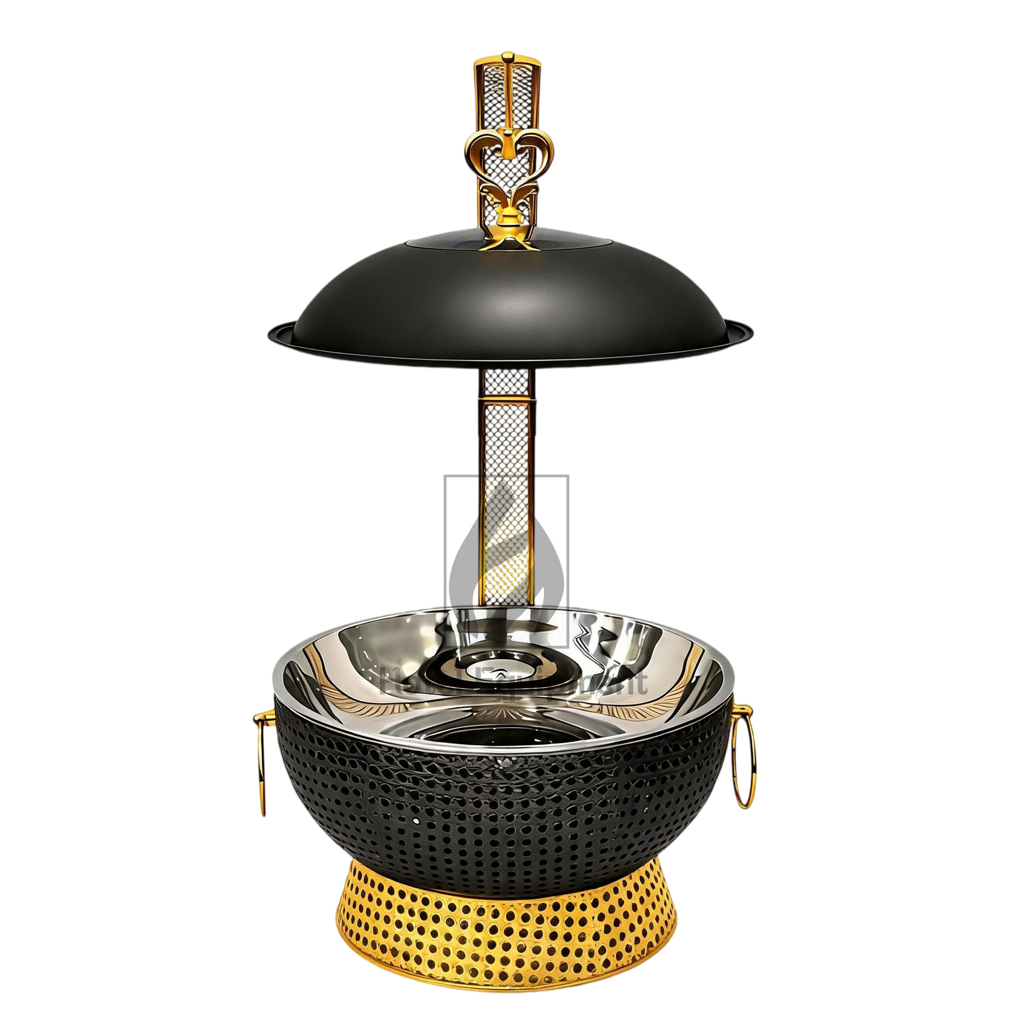 8L Luxury Peanut Pattern Visible Lid Hanging Chafing Dish