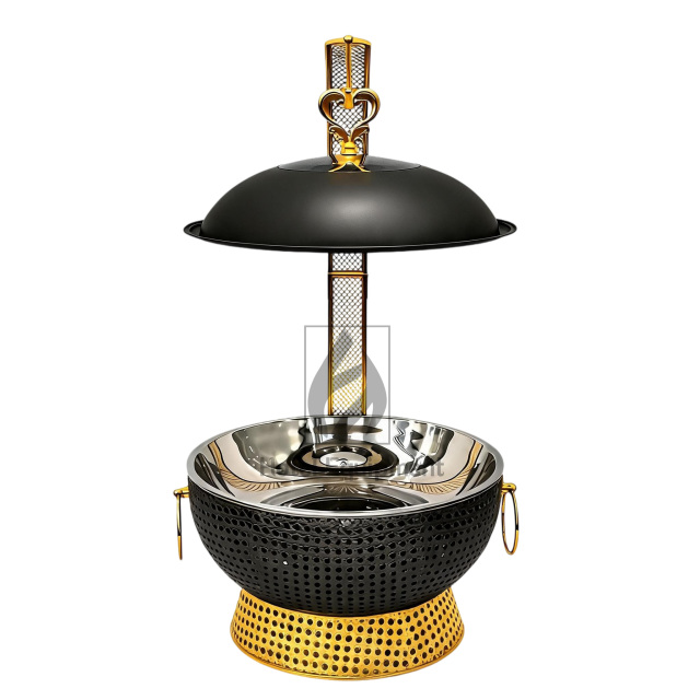 8L Luxury Peanut Pattern Visible Lid Hanging Chafing Dish