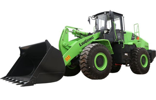 Electric loader green and efficient electric system design Liugong 856HE front wheel loader