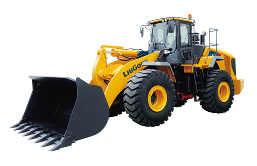 Liugong wheel loader 877H with 7 ton bucket capacity