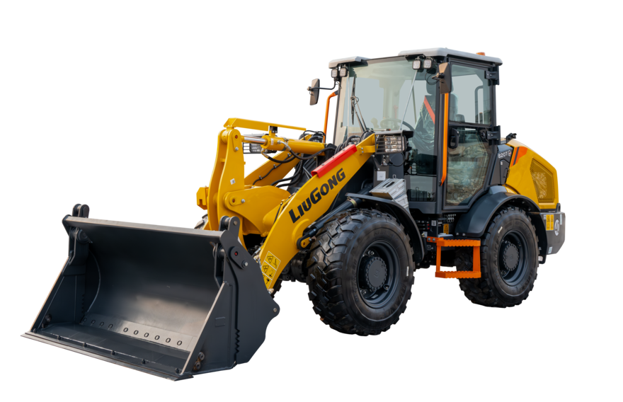 Mini wheel loader for sale  Liugong 820T with new cab of T-series programmable hydraulic control suitable for different applications.