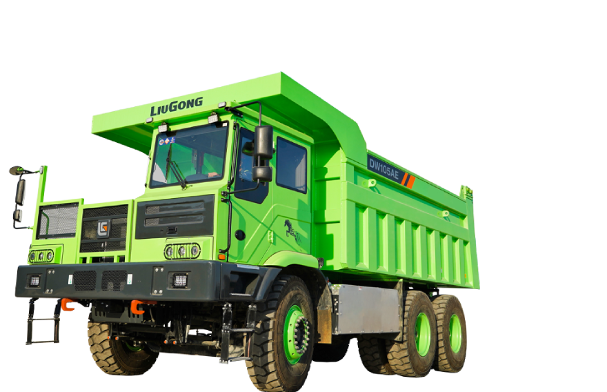 Liugong DW105AE mining dump truck operator