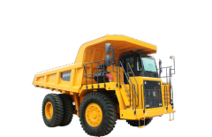 Construction dump truck Liugong DR50C with full hydraulic control system Cummins QSX15 engine.