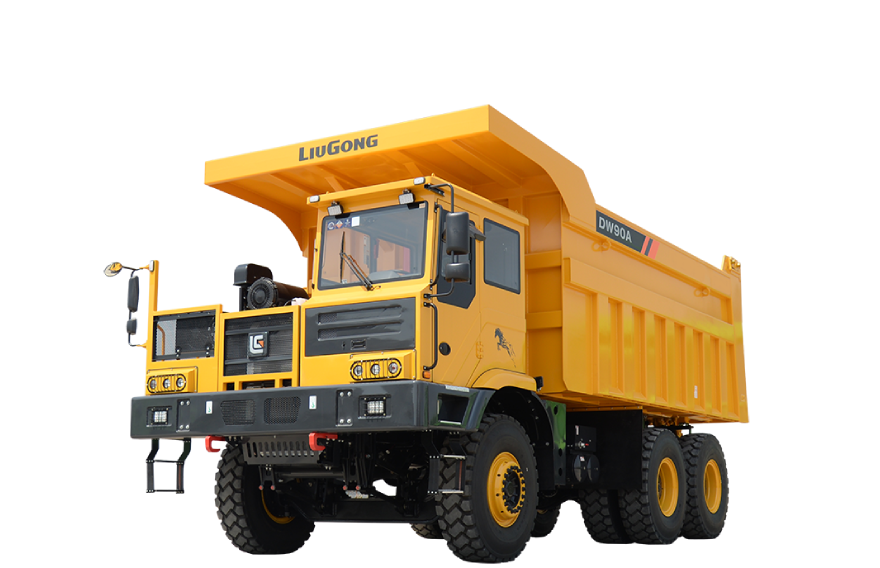 Heavy yellow dump truck Liugong DW90A operating weight 3100kg