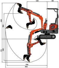AMDIGGER XZ10 Mini Excavator – 0.023m³ Bucket, Compact Design & Easy Control! Perfect for small-scale jobs like backyard renovations.