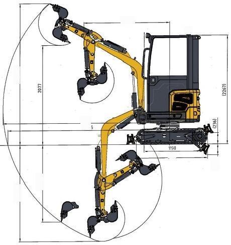 Backed by AMDIGGER’s years of expertise as a China brand  crawler excavator AMDIGGER XZ15 digger excavator for sale high-value solution for your digging and earthmoving needs