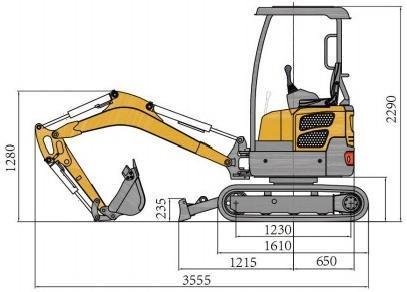 Excavator world AMDIGGER XZ20 from excavator manufacturers with cheap price to Africa counties many styles for your option