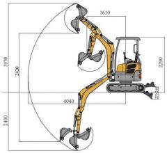 Excavator world AMDIGGER XZ20 from excavator manufacturers with cheap price to Africa counties many styles for your option