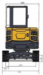 Most famous Excavator brand AMDIGGER XZ35 bese mini excavate for your option Germany and other European counties hot sale