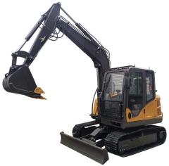 Hot Sale in Euro Countries AMDIGGER XZ65 Mini Excavator – Flexible with Multiple Replaceable Attached Tools all with simple quick adjustments