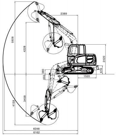Hot Sale in Euro Countries AMDIGGER XZ65 Mini Excavator – Flexible with Multiple Replaceable Attached Tools all with simple quick adjustments