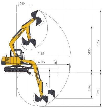 AMDIGGER XZ75 - 0.28m³ Hydraulic Excavator | Global Shipping & High Efficiency hot sales in the EURO counties