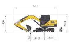 AMDIGGER XZ90 used mini excavator and 100% news  for sale many brand heavy excavator for your option from manufacture directly