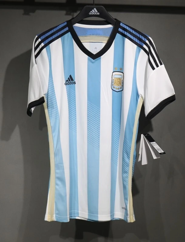 Player version Retro 2014 Argentina Home Football jersey Retro S-3XL