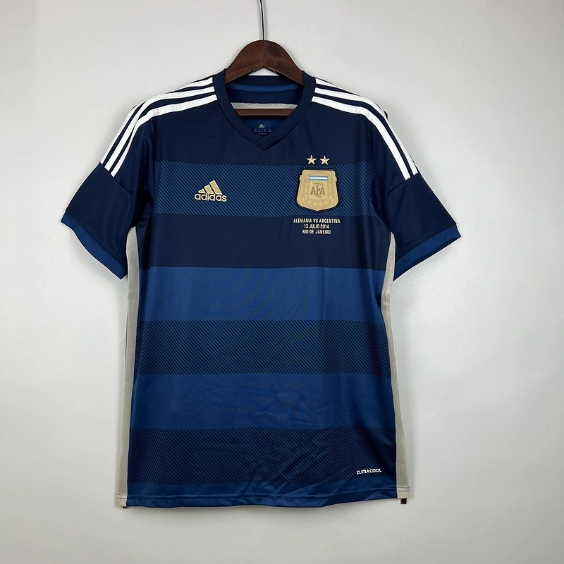 Retro 2014 Argentina Away Football jersey retro