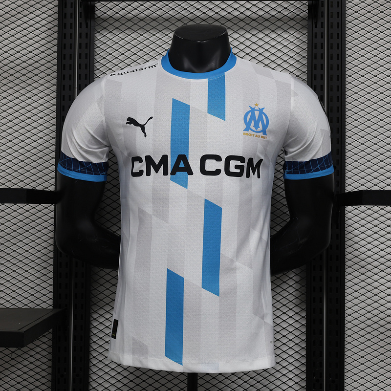 Olympique Marseille 2024∕25 Home Jersey Player Version