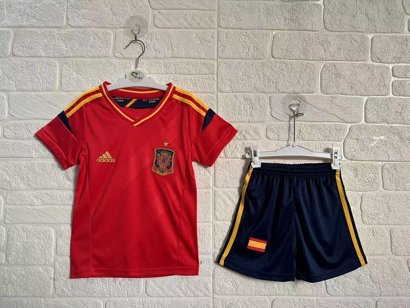 Retro 2012 Spain Home Kids Football jersey