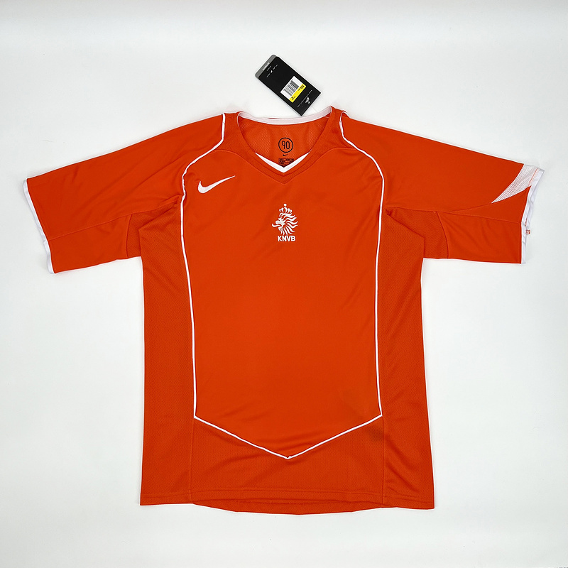 Netherlands 2004 Home Retro Jersey S-XXL