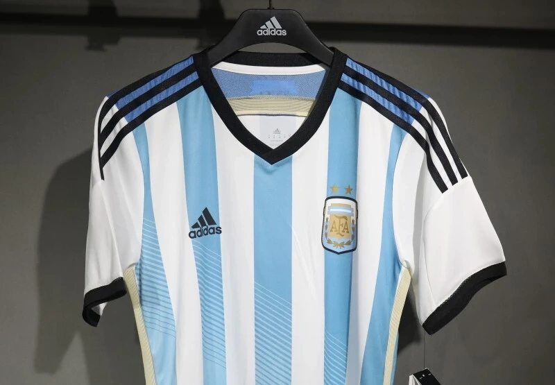 Player version Retro 2014 Argentina Home Football jersey Retro S-3XL