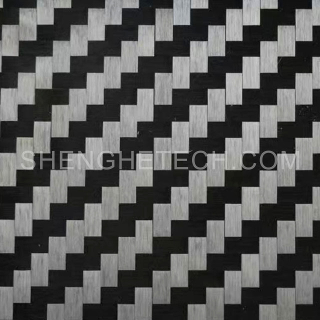 Spread tow carbon fabric