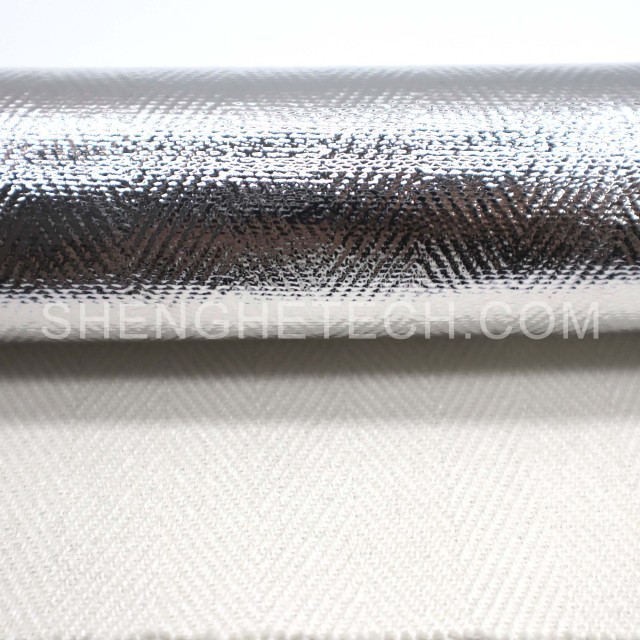 Aluminized aramid fabrics