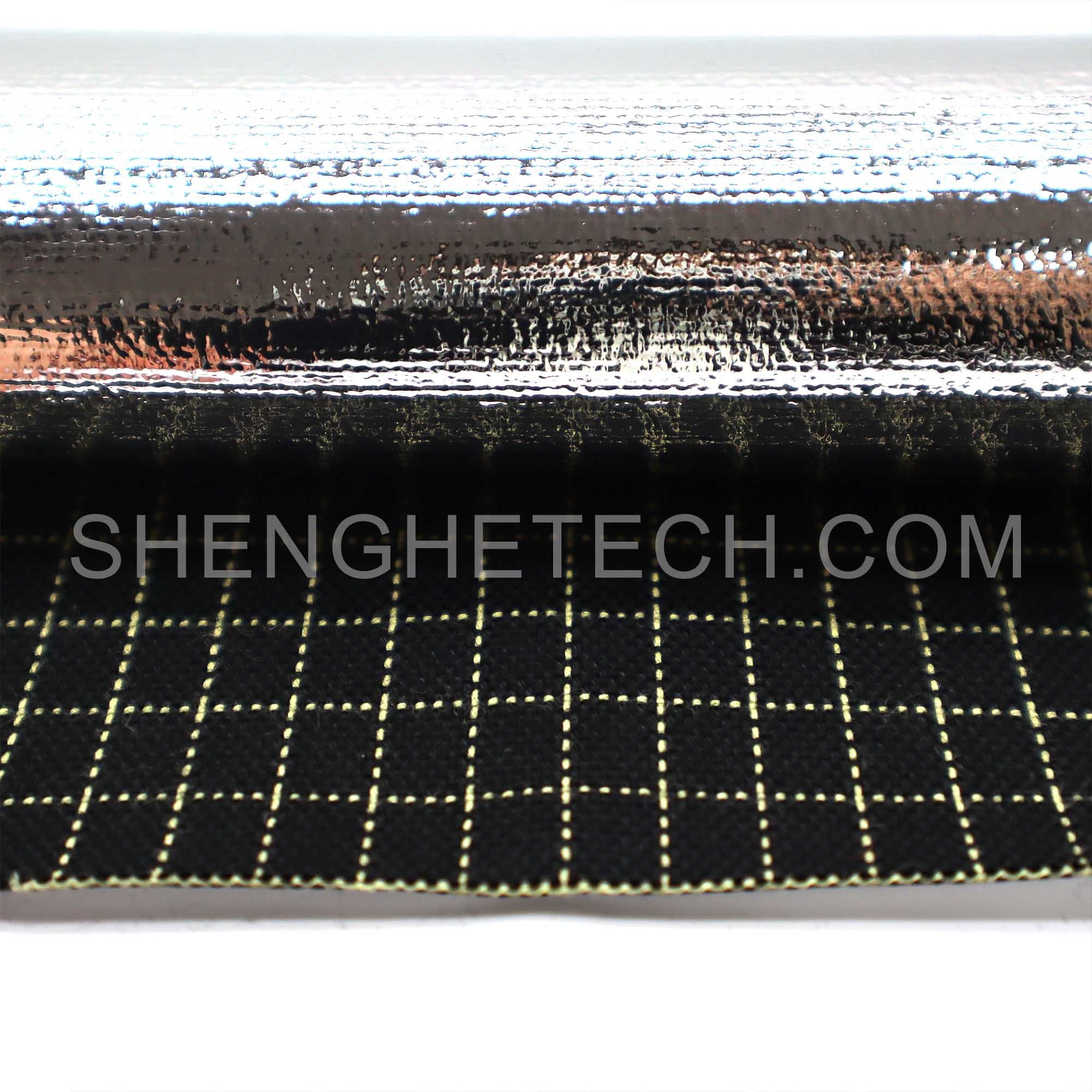 Pre-oxidized aluminum-coated fabrics