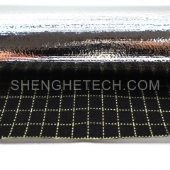 Pre-oxidized aluminum-coated fabrics
