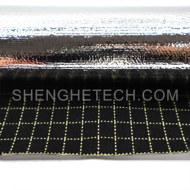 Pre-oxidized aluminum-coated fabrics