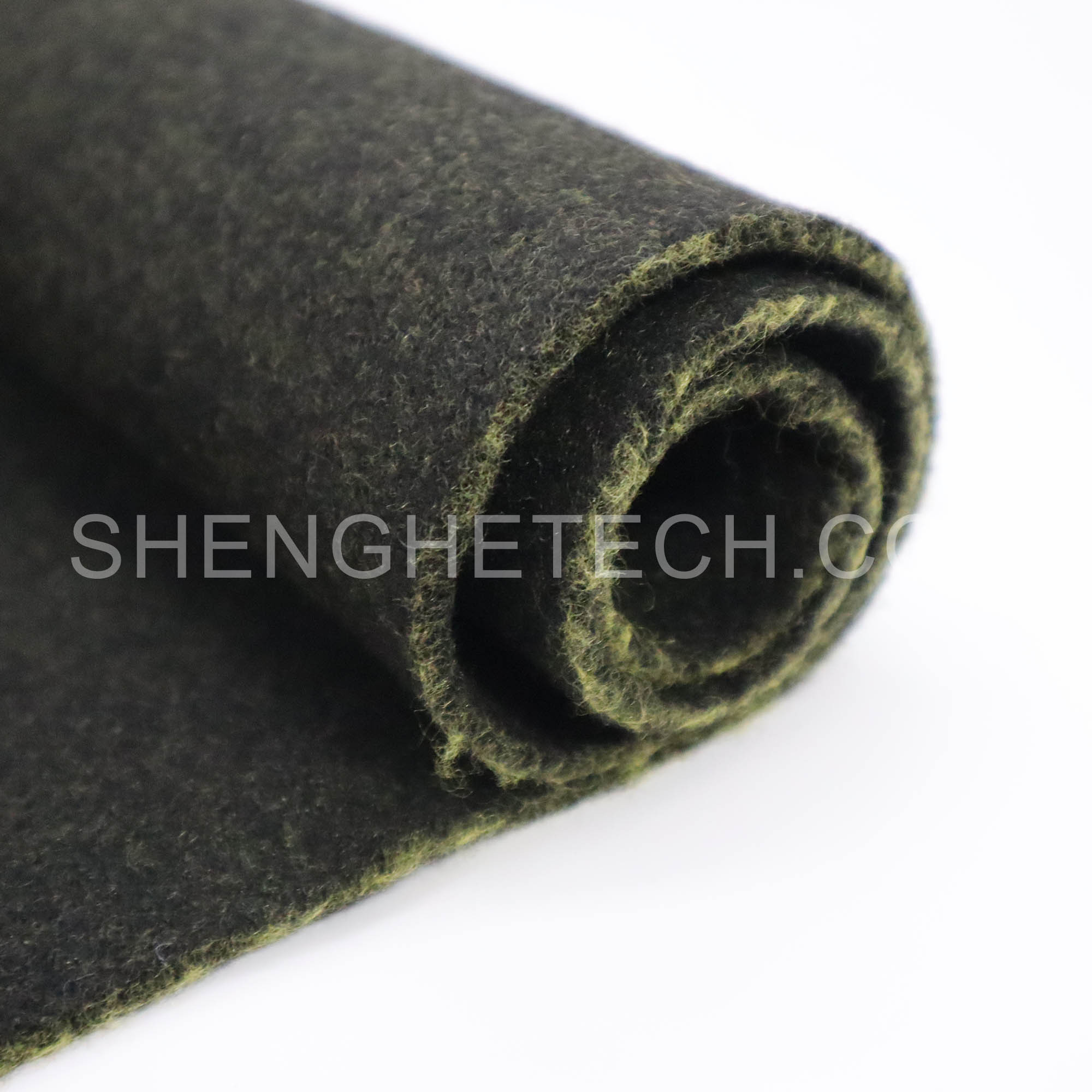 Fireproof felt fabric