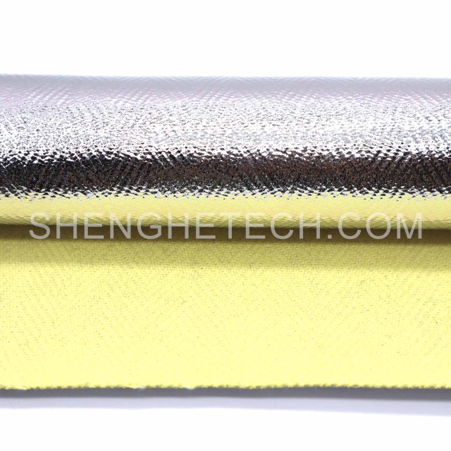 Aluminized para aramid fabric