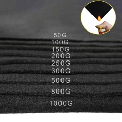 Pre-oxidized pan felt