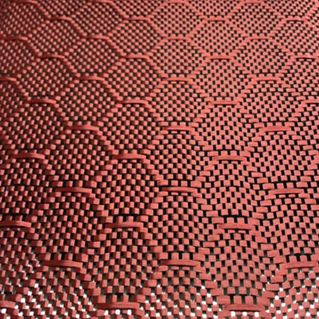 Carbon kevlar hybrid fabric