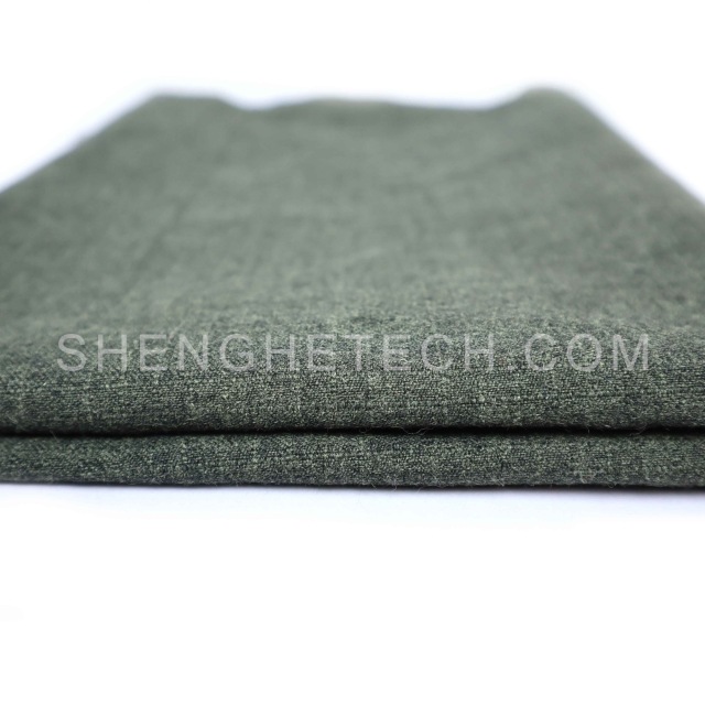 Pre-oxidized pan and para aramid blended fabric