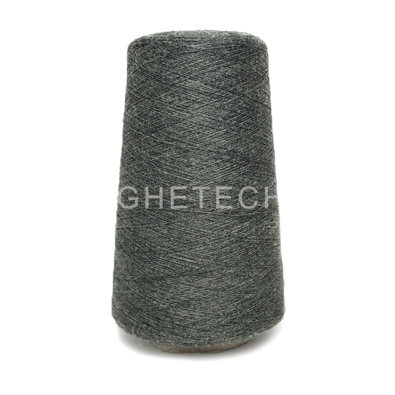Pre-oxidized pan and para aramid blended yarn