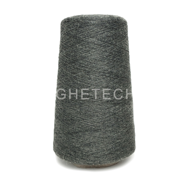 Pre-oxidized pan and para aramid blended yarn