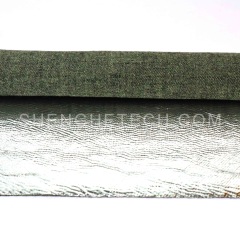 oxidized and kevlar fabric with aluminum