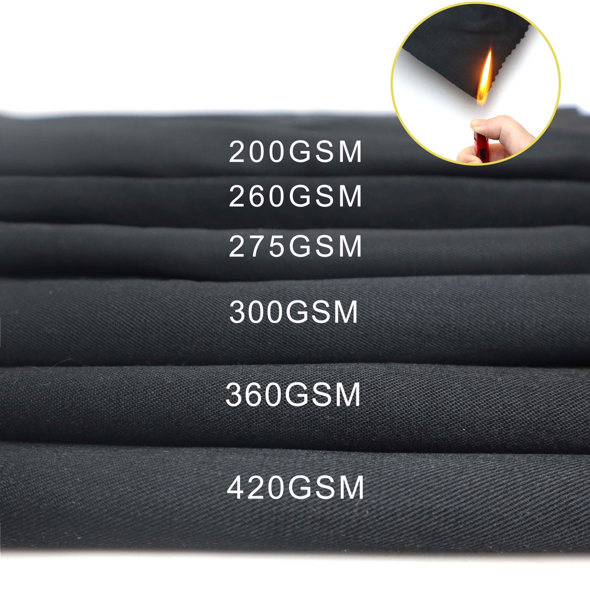 Pre-oxidized pan fabric