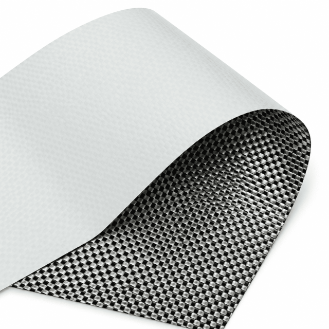 PVC Laminated Carbon Glass Hybrid Fabric