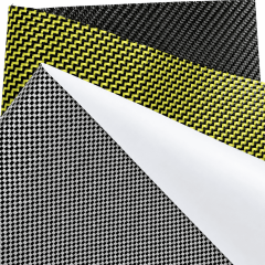 Carbon Fiber & Hybrid Fabrics PVC Film Laminated