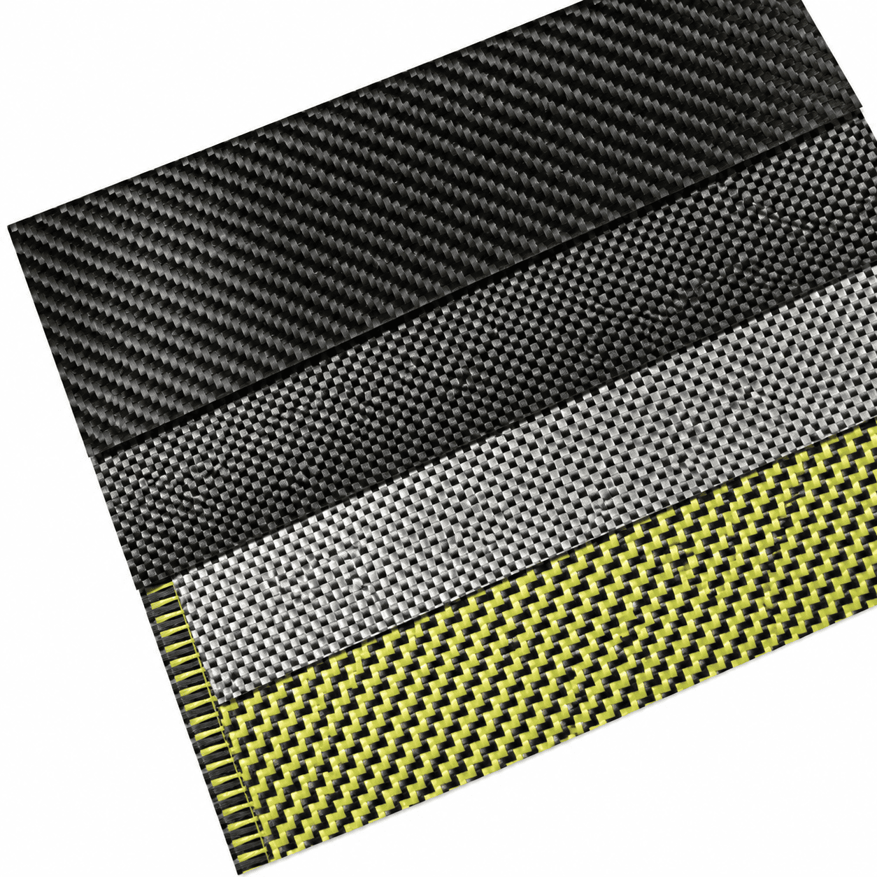 Carbon and Glass Fiber Hybrid Fabric